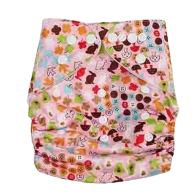 Bamboo Diaper with Insert *WONDERLAND*