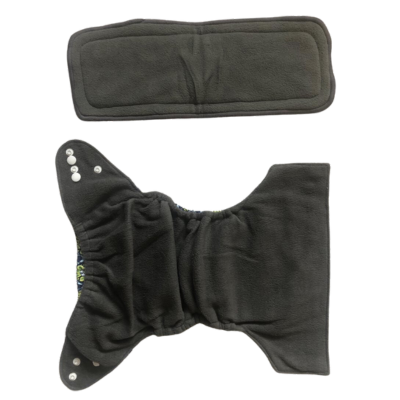 BAMBOO POCKET DIAPER WITH CHARCOAL INSERT "MUNCHKIN"