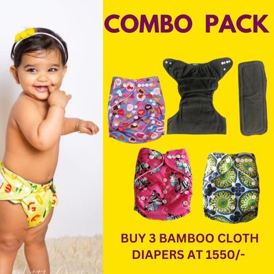 COMBO PACK - BAMBOO DIAPERS