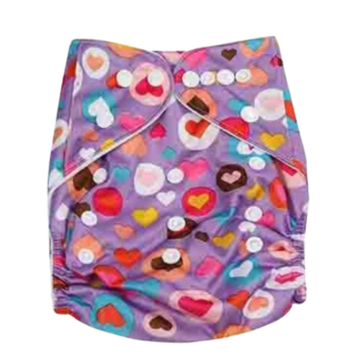 BAMBOO POCKET DIAPER WITH CHARCOAL INSERT "MUNCHKIN"