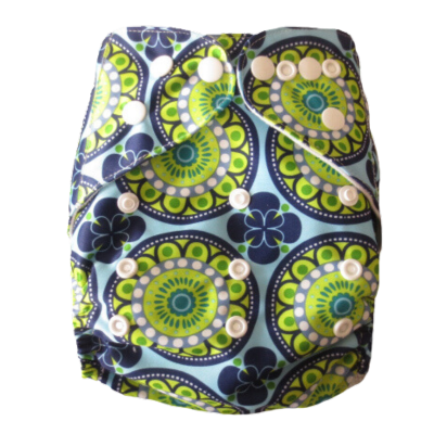 Bamboo Diaper with Insert *Mandala Art*