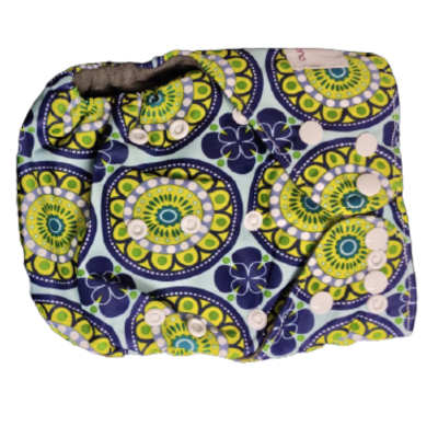 Bamboo Diaper with Insert *Mandala Art*