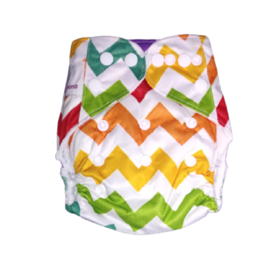 Newborn Pocket Diaper with Microfiber Insert *Rainbow*