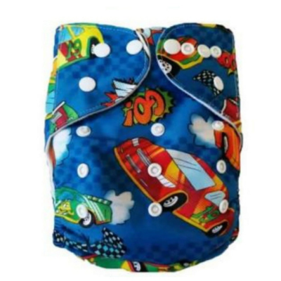 Bamboo Diaper with Insert *Racing Rocker's*