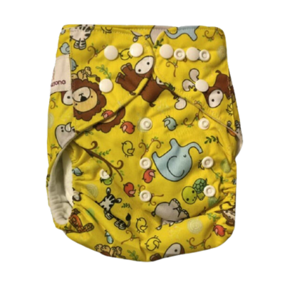 Pocket Diaper with Microfiber Insert *Jungle*