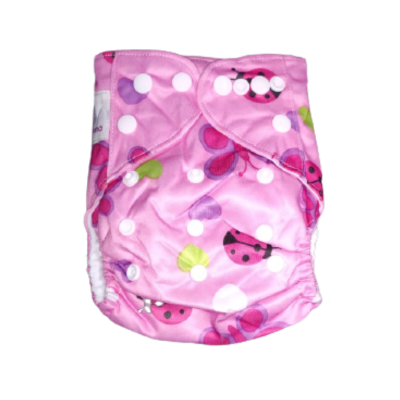 Newborn Pocket Diaper with Microfiber Insert *Butterfly*