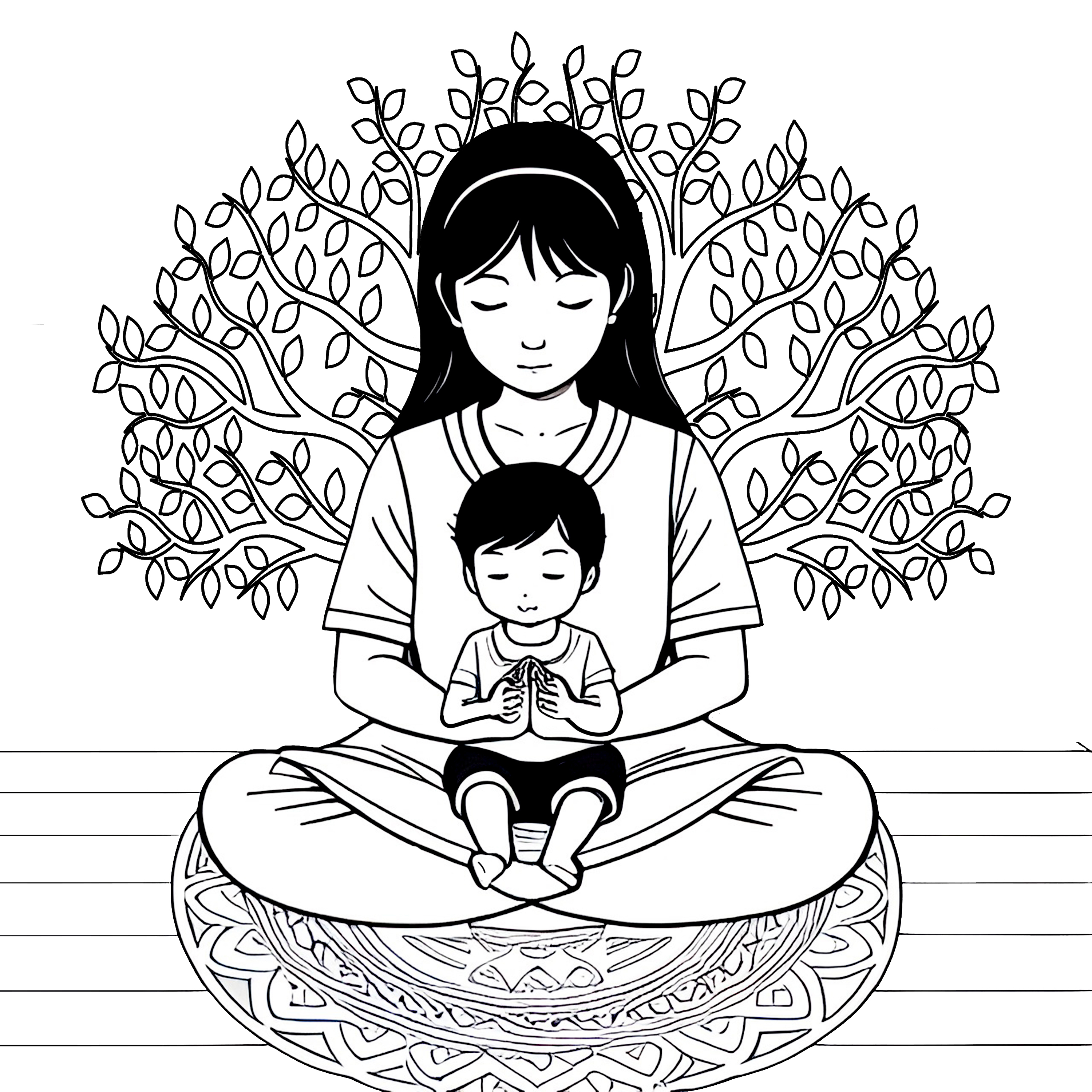 Mandala Magic Mystique with Positive Affirmations - A Pregnancy Colouring Book