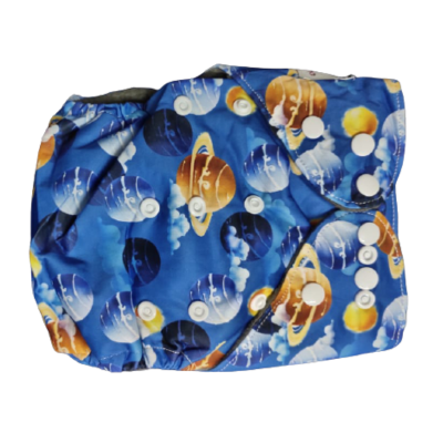 Bamboo Diaper with Insert *Solar Planet*